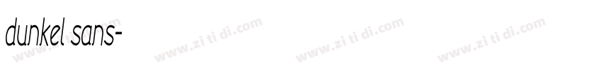 dunkel sans字体转换 dunkel sans字体转换